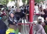 Listrik Padam Berjam-jam, Plasa Telkom Stabat Diserbu Warga