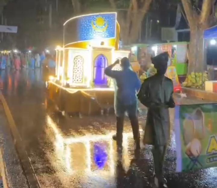 Pawai Obor di Stabat