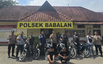 Modus Berburu Jadi Kedok, Polsek Babalan Bongkar Kasus Curanmor, Enam Kendaraan Diamankan