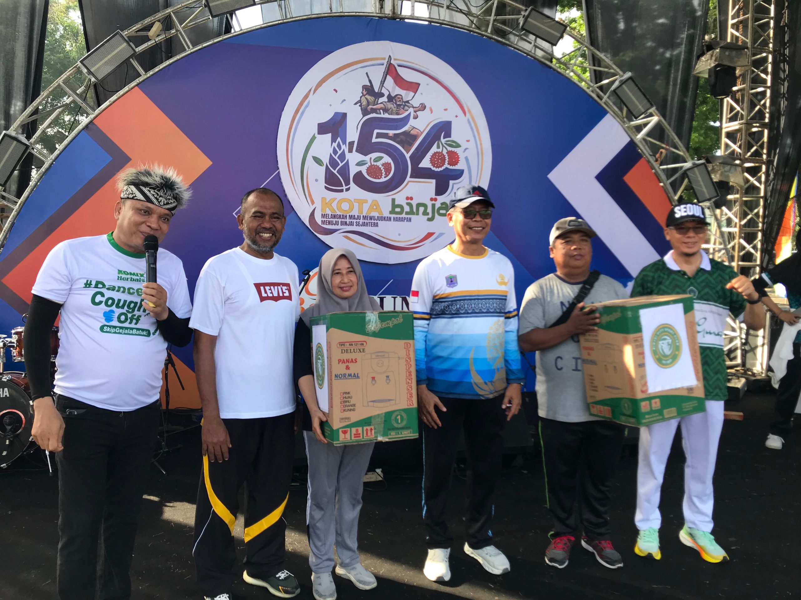 Senam hingga Pentas Seni, HUT Kota Binjai ke-154