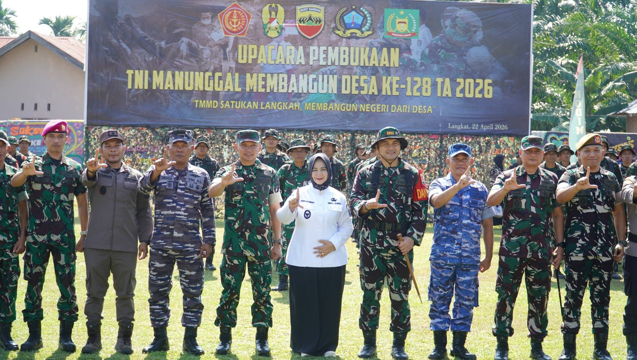 Wabup Langkat Buka TMMD