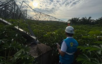 12 Tower Transmisi Rusak Diterjang Cuaca Ekstrem, PLN Kejar Pemulihan Jaringan di Sumut