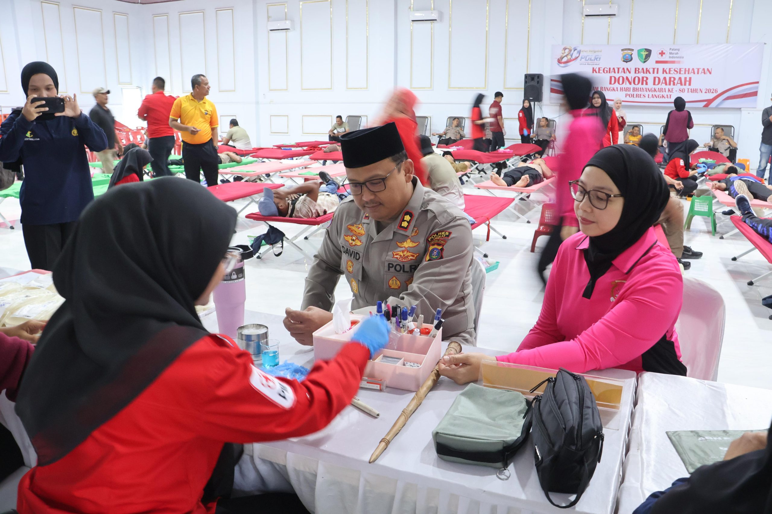 Aksi Kemanusiaan Hari Bhayangkara Polres Langkat