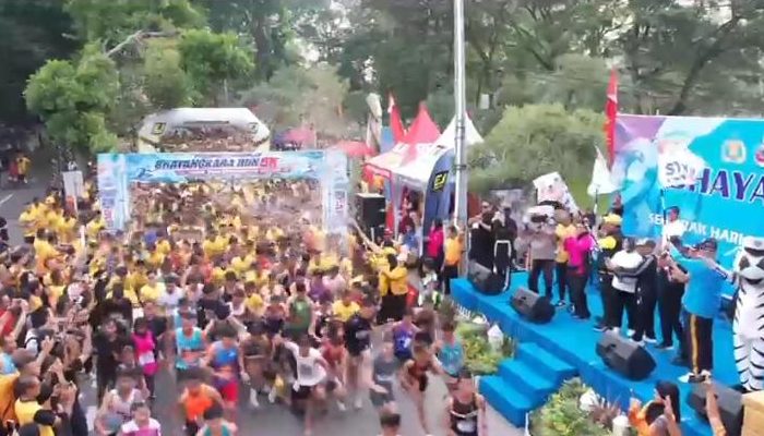 HUT Bhayangkara ke-80 di Langkat Pecah! Fun Run, Barongsai hingga Cek Kesehatan Gratis Diserbu Warga