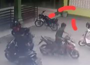 Modus Numpang Tidur di Masjid Amaliyah Stabat, Seorang Pria Curi Motor Pengutip Infak
