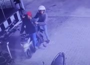 Komplotan Curanmor Bawa Kabur Honda Vario di SPBU Dendang Stabat
