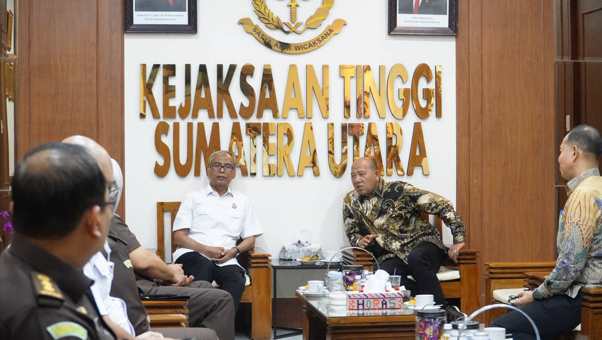 Syah Afandin Temui Kajati Sumut
