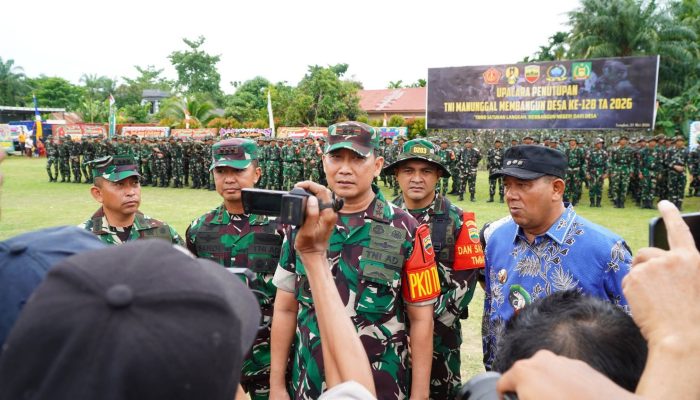 TMMD ke-128 di Langkat Resmi Ditutup, Syah Afandin dan Pangdam I/BB Tegaskan Komitmen Bangun Desa