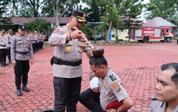 53 Personel Polres Langkat Naik Pangkat, Kapolres: Jadikan Amanah untuk Layani Masyarakat Lebih Baik