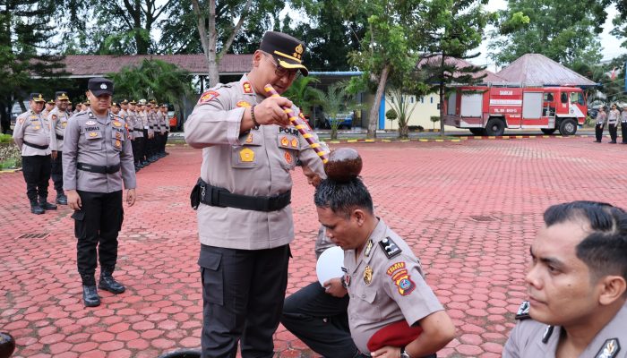 53 Personel Polres Langkat Naik Pangkat, Kapolres: Jadikan Amanah untuk Layani Masyarakat Lebih Baik