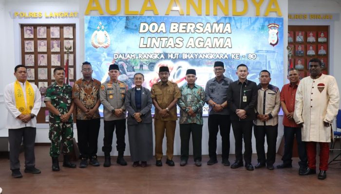 Doa Bersama Hari Bhayangkara ke-80, Wali Kota Binjai Apresiasi Sinergi Polri Jaga Kamtibmas