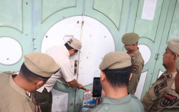 Enam Kali Dimediasi, Tiga Ruko Aset Pemko Binjai Akhirnya Disegel