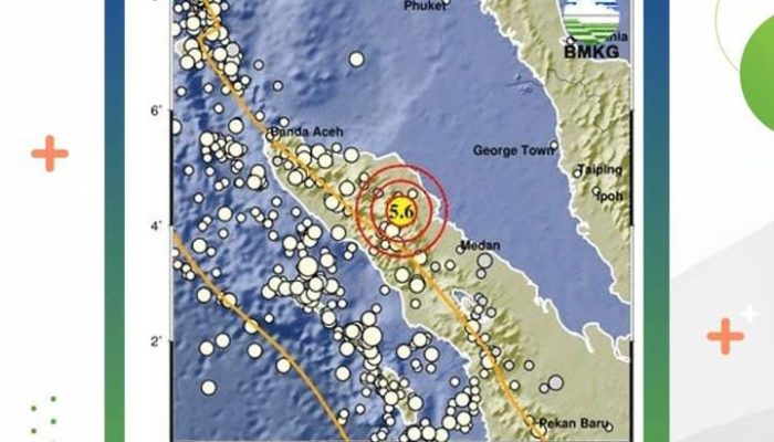 Gempa M 5,6 Guncang Gayo Lues, Getarannya Terasa Hingga Langkat, Medan dan Binjai