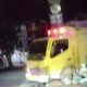 Kecelakaan Kembali Terjadi di Bundaran Stabat, Kali Ini Truk Tabrak Pembatas Tugu