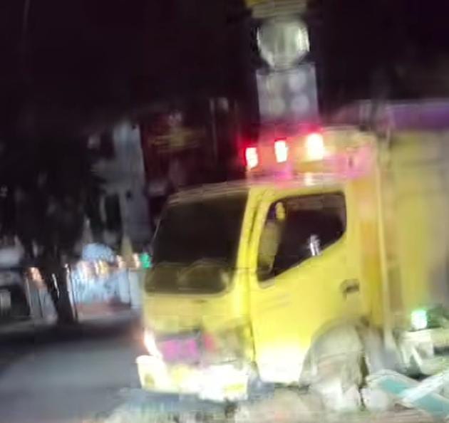 Kecelakaan Kembali Terjadi di Bundaran Stabat
