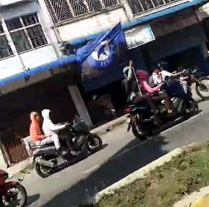 Konvoi Pelajar Warnai Jalanan Stabat, Tak Pakai Helm
