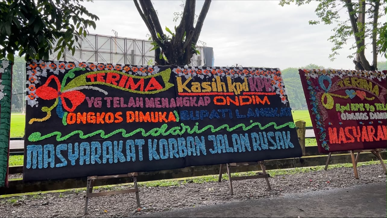 Papan Bunga Kantor Bupati Langkat