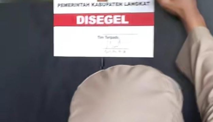 Pemkab Langkat bersama TNI dan Polri Akhirnya Segel THM Blue Night