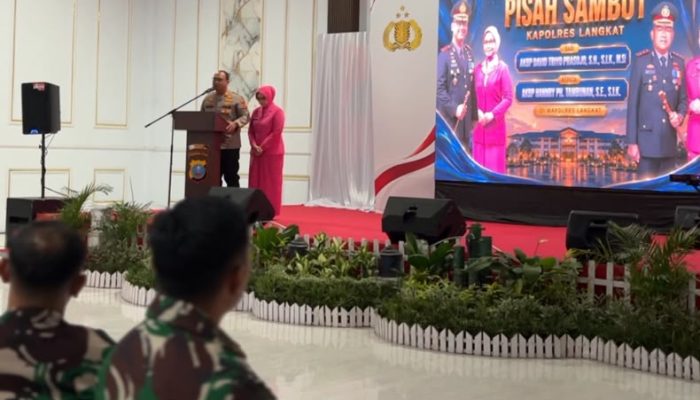 Penuh Haru, AKBP David Berpamitan: Langkat Tanah Bertuah, Selalu Saya Rindukan