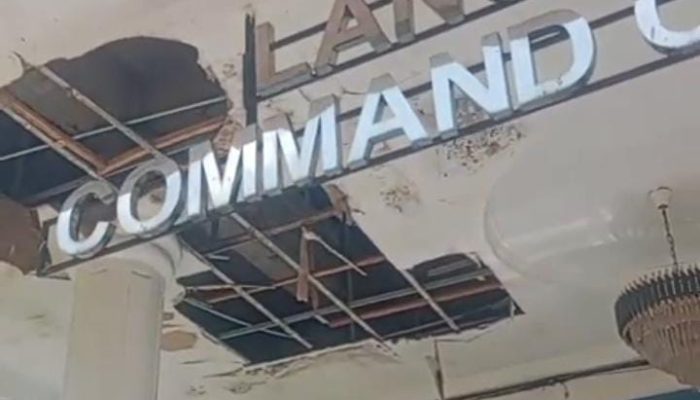 Plafon Gypsum Kantor Bupati Langkat Rusak Parah, Warga Soroti Kondisi Gedung Pemerintahan