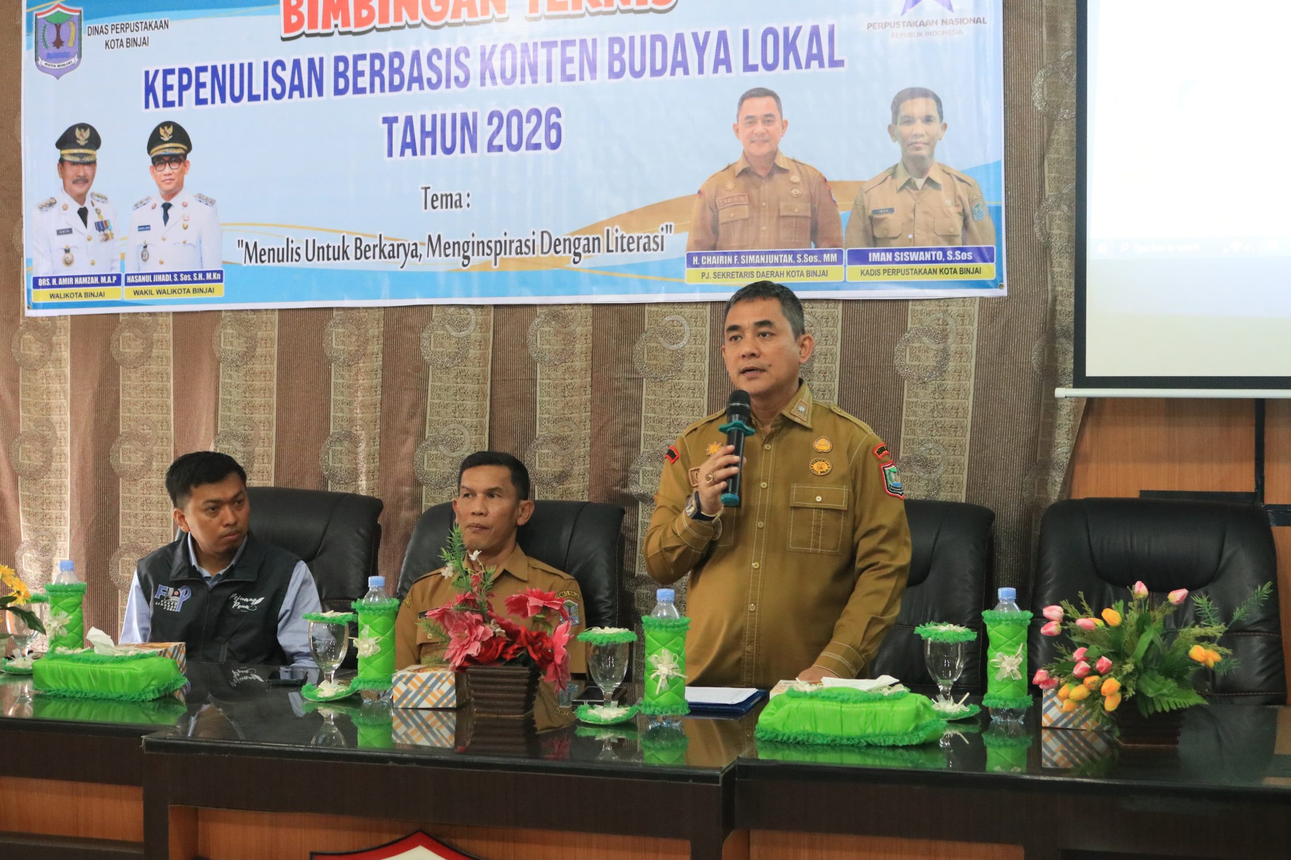 Sekda Binjai Buka Bimtek