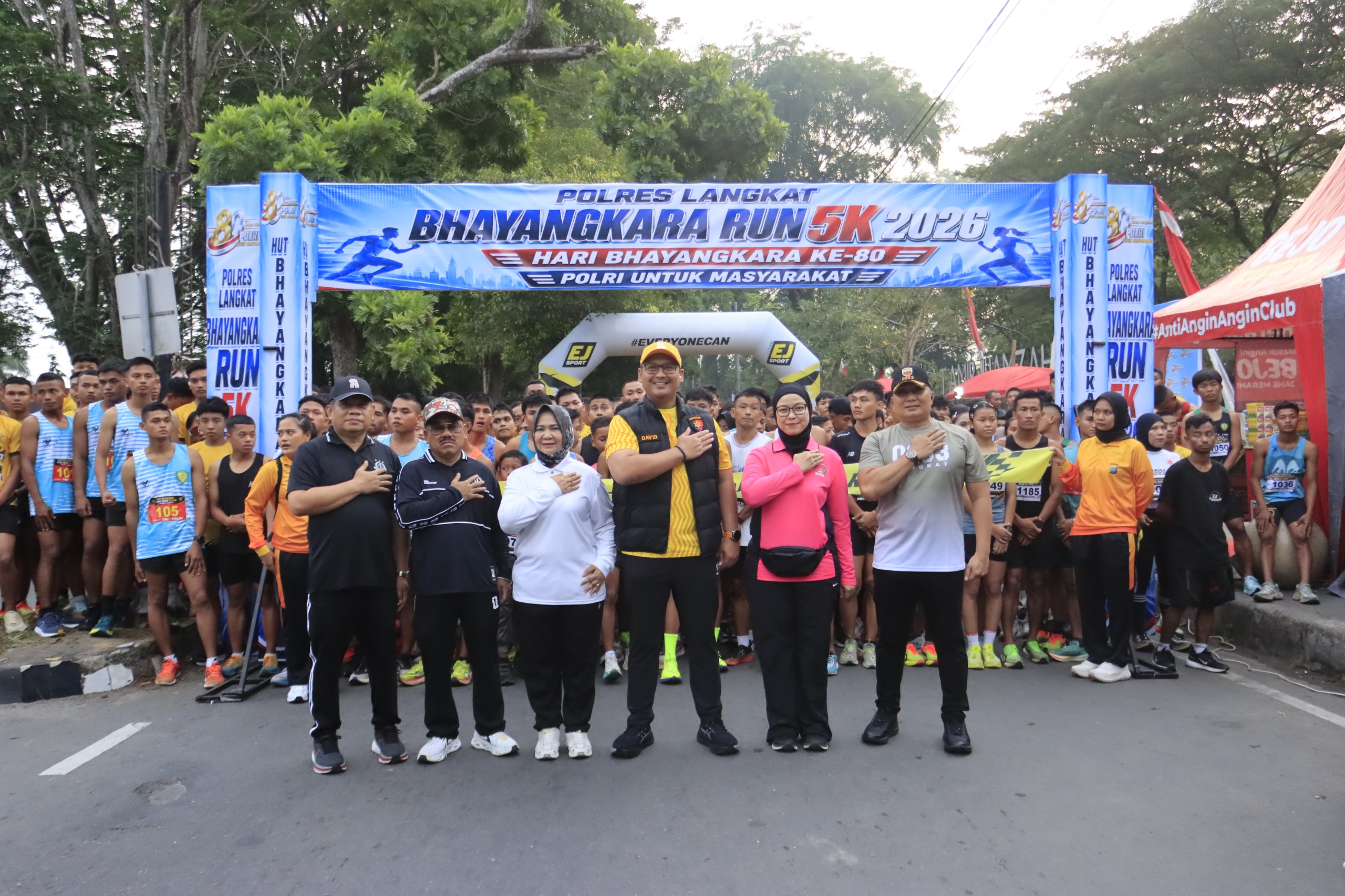 Semarak HUT Bhayangkara di Langkat
