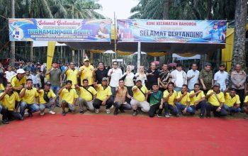 Tiorita Resmi Buka Turnamen Voli Langkat Hulu