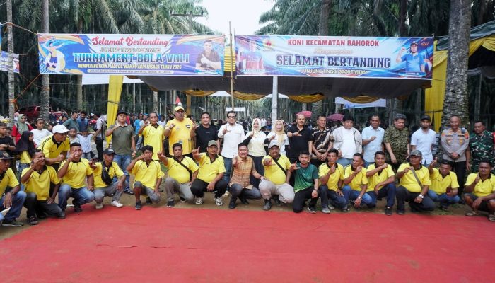 Tiorita Resmi Buka Turnamen Voli Langkat Hulu, Targetkan Lahir Atlet Berprestasi