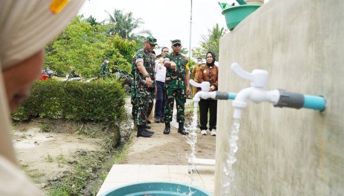 Tiorita Sambut Tim Wasev TMMD, Pastikan Pembangunan Desa di Langkat Tepat Sasaran