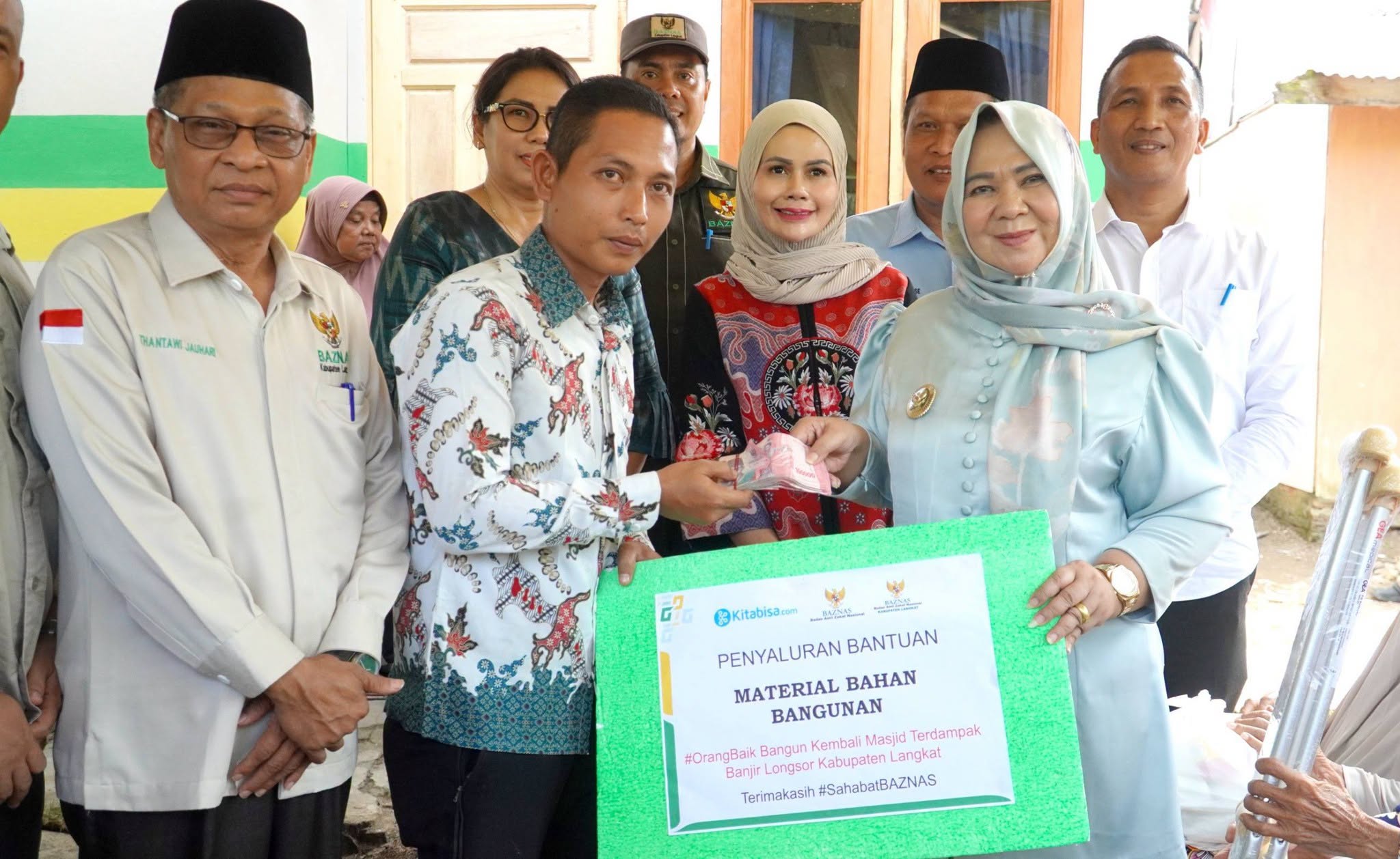 Bedah Rumah Baznas Langkat Sumut