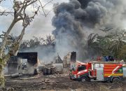 Kronologi Dapur Minyak Tradisional di Padang Tualang Langkat Terbakar