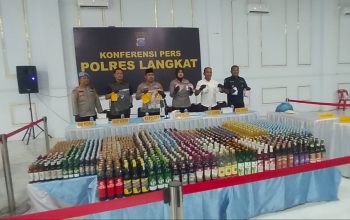 Operasi Penyakit Masyarakat Polres Langkat Ungkap 30 Kasus Narkoba, 34 Tersangka Diamankan