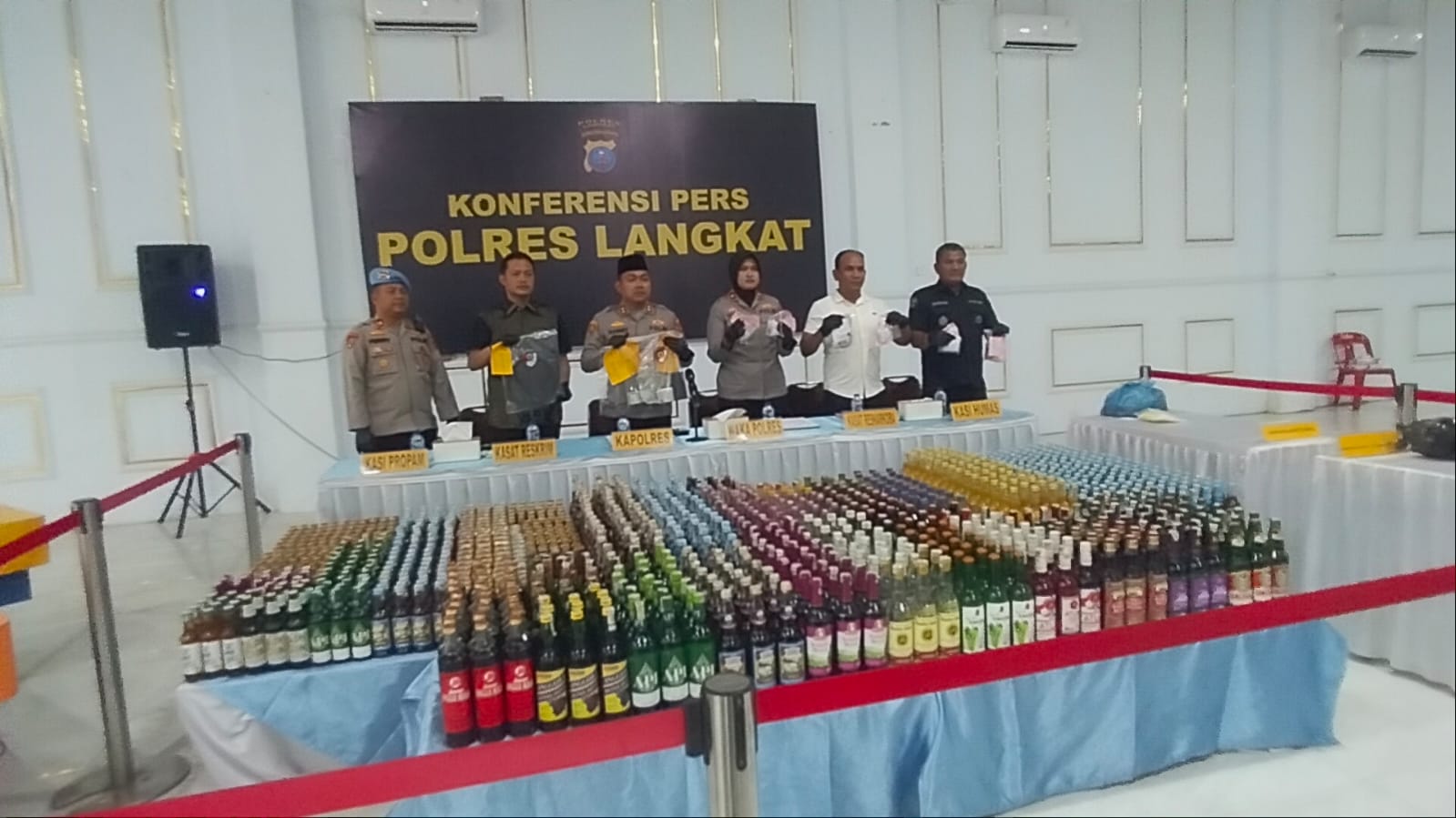 Operasi Penyakit Masyarakat Polres Langkat
