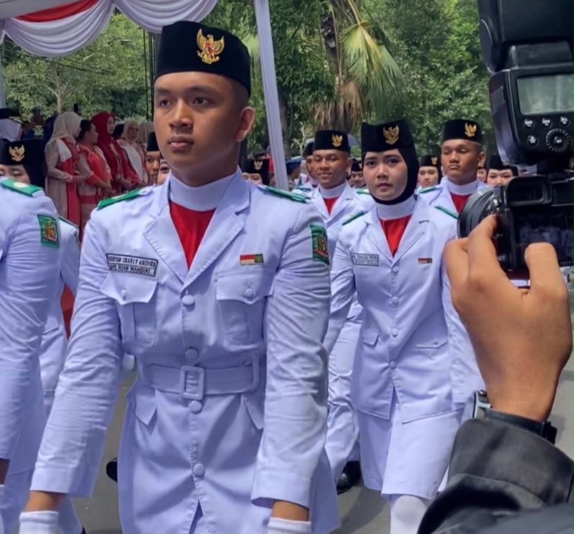 Pawai HUT ke-81 RI di Stabat