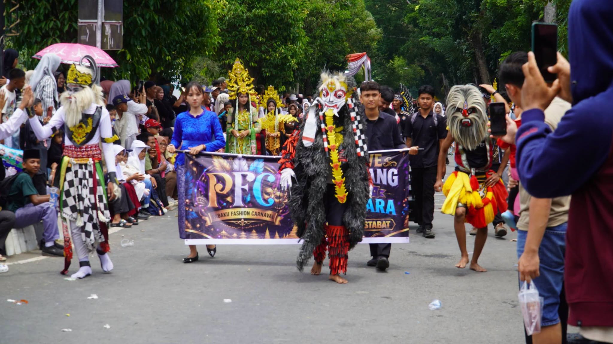 Pawai di Langkat Sumut