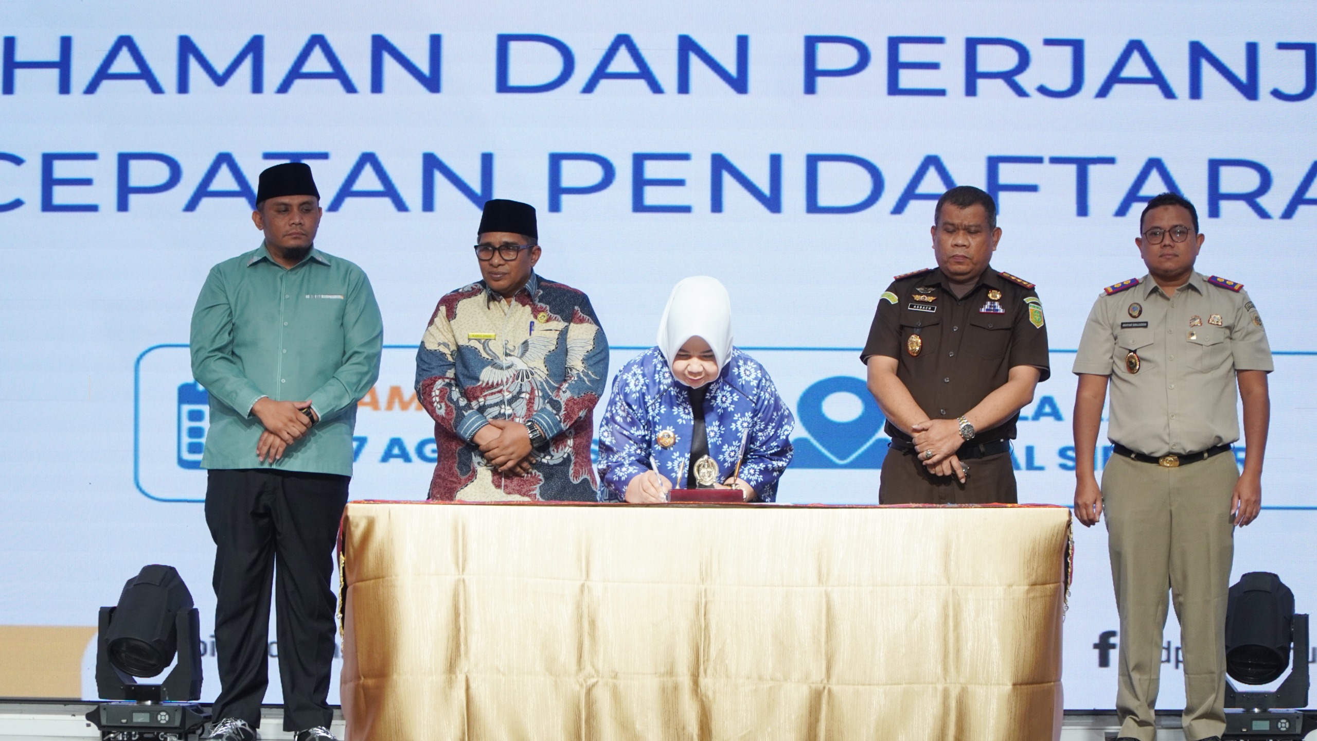 Pemkab Langkat Percepat Sertifikasi Tanah Wakaf, MoU Ditandatangani Bersama Sejumlah Instansi