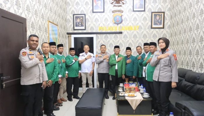 Perkuat Sinergi Kamtibmas, Kapolres Langkat Jalin Silaturahmi dengan PD Al Washliyah