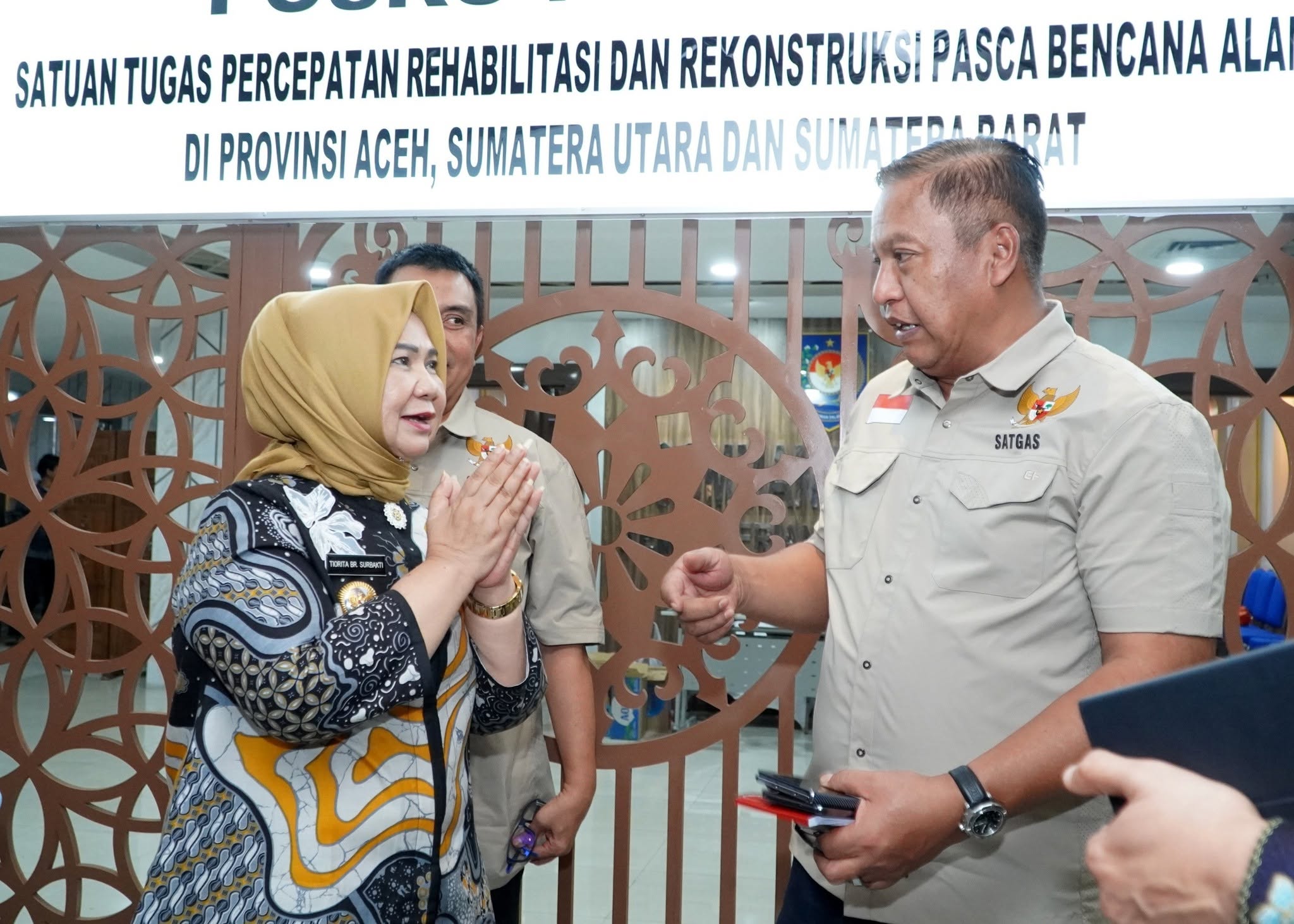 Plt Bupati Langkat Bersama Satgas
