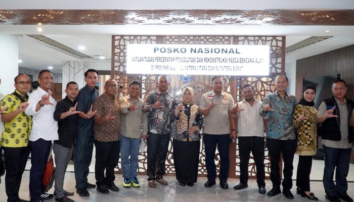 Plt Bupati Langkat Jemput Kepastian Bantuan Korban Banjir, 62.593 Data Warga Sudah Valid