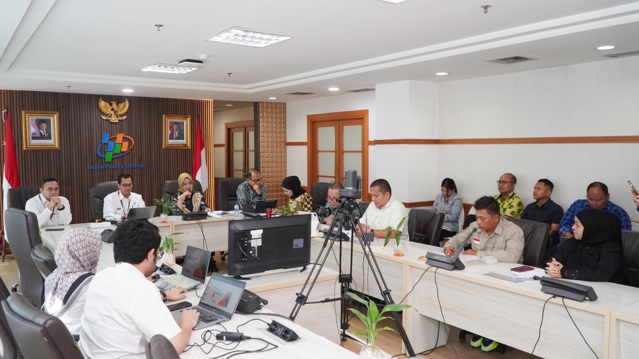 Plt Bupati Langkat di BPS