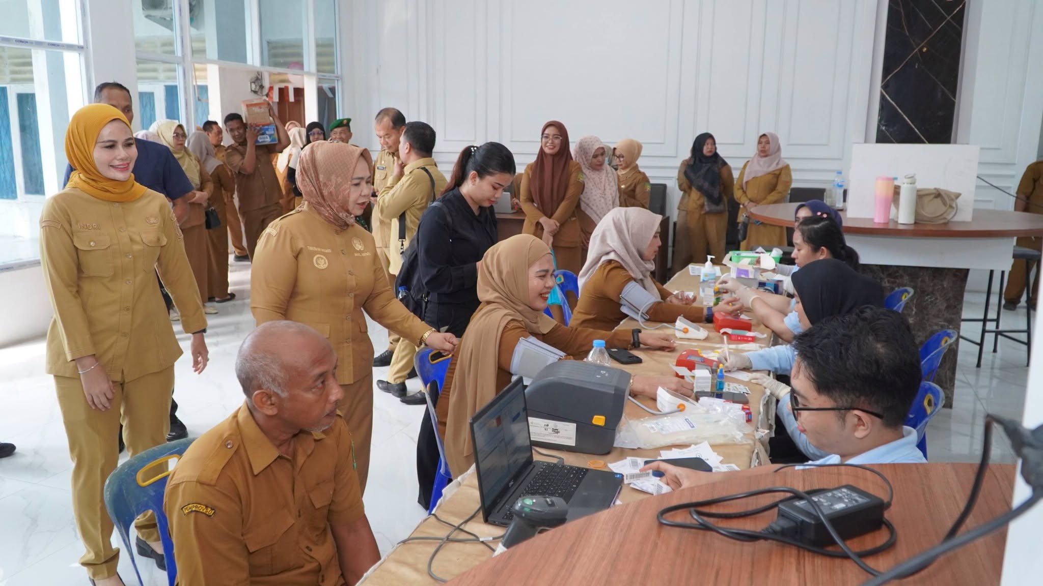 Tiorita Ajak ASN Langkat Rutin Donor Darah