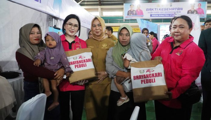 Tiorita Apresiasi Bhakti Kesehatan Polda Sumut, Ribuan Warga Langkat Dapat Layanan Gratis