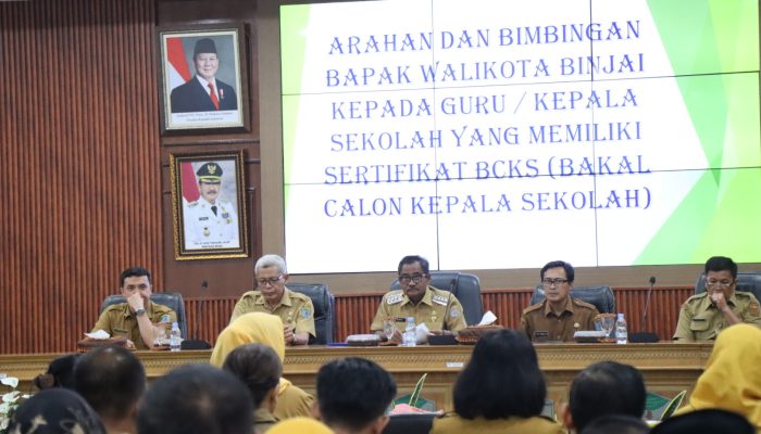 Wali Kota Binjai Tegaskan Pengangkatan Kepala Sekolah Harus Bersih dari Praktik Transaksional