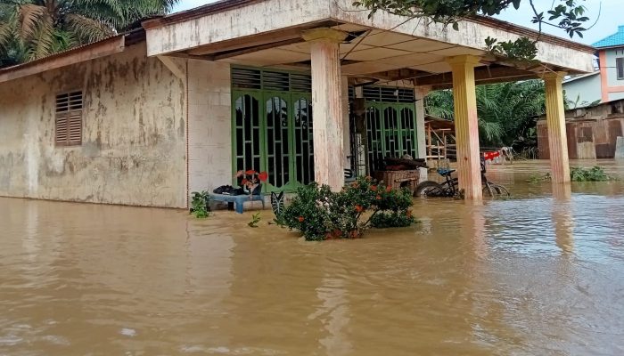 Banjir Desa Sekoci Besitang Mulai Surut, 228 KK Terdampak