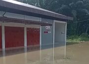Kopdes Merah Putih Pantai Gemi Stabat Terendam Banjir