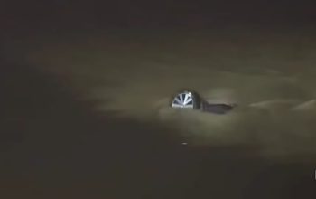 Dikabarkan Bawa 7 Orang, Mobil Masuk Sungai di Titi Kurus Langkat