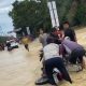 Jalan Padang Tualang-Batang Serangan Langkat Terendam Banjir
