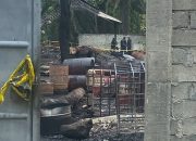 Kebakaran Dapur Minyak di Gebang Langkat Diselidiki, Labfor Polda Sumut Ambil Sampel di TKP