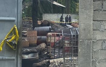 Kebakaran Dapur Minyak di Gebang Langkat Diselidiki, Labfor Polda Sumut Ambil Sampel di TKP
