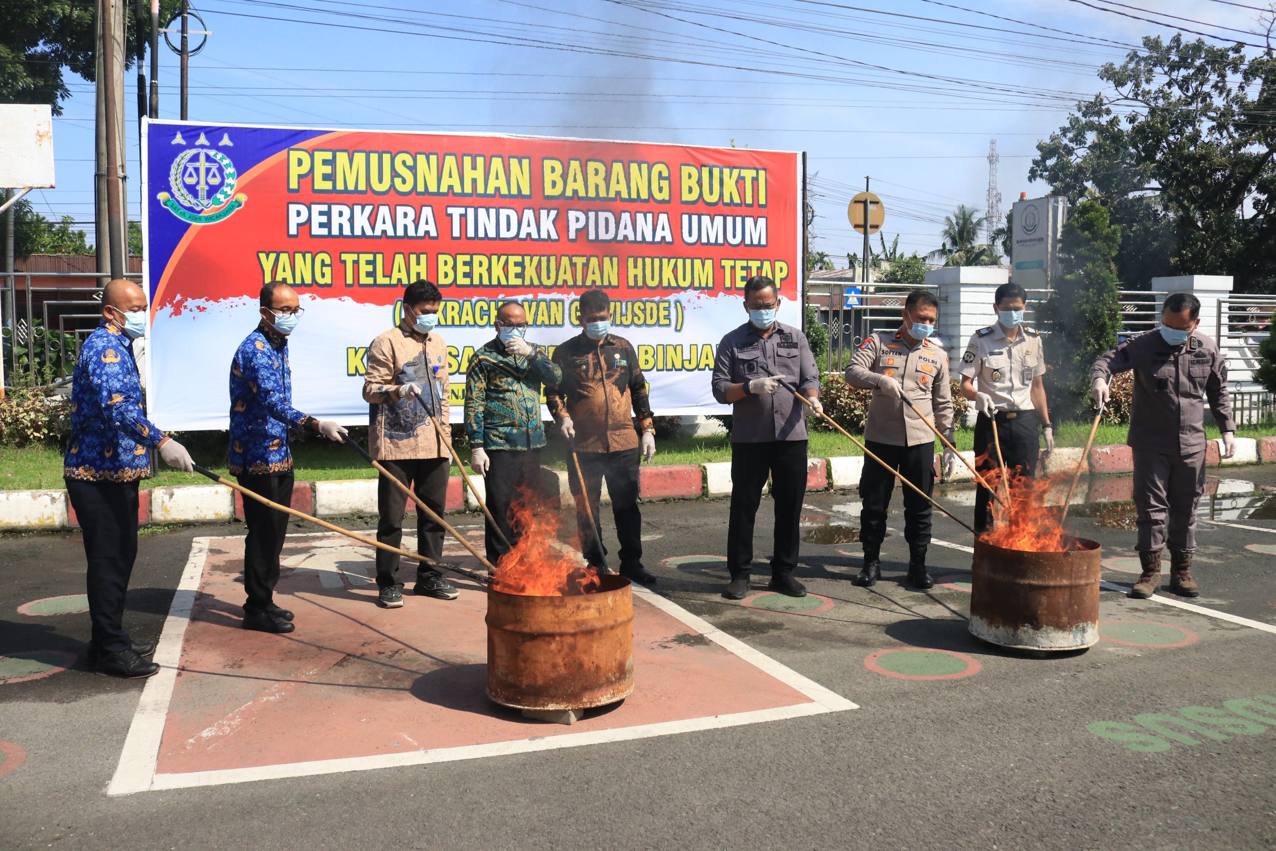 Pemusnahan barang bukti